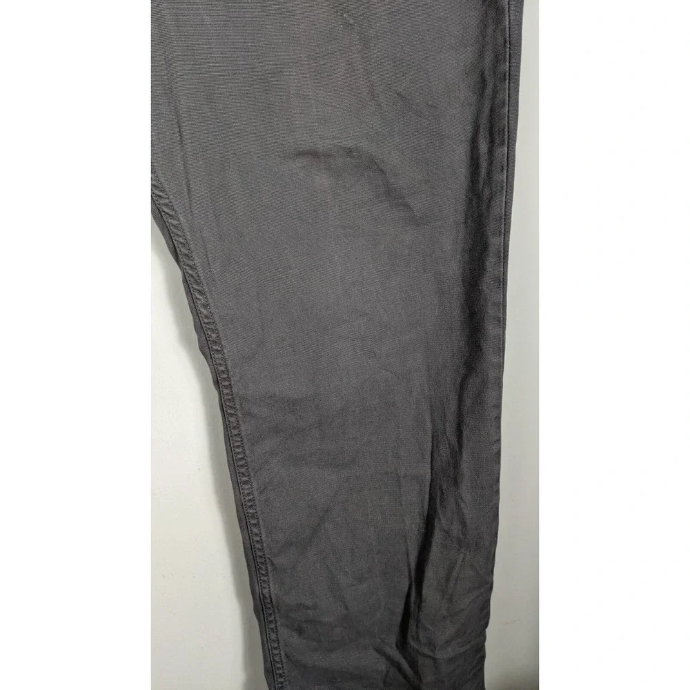 Carhartt Men's Relaxed Fit Rugged Flex Canvas Work‎ Pants Gray Size 38x30